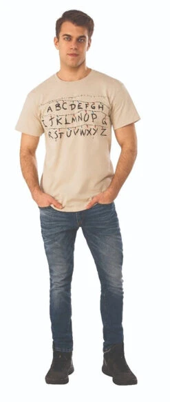 T-shirt Alphabet Stranger Things Adulte