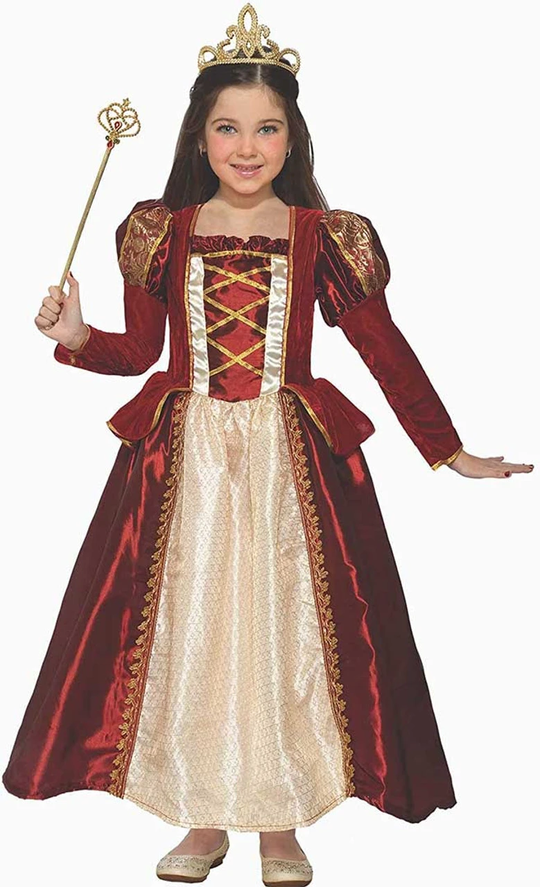 Costume Princesse Rouge Royal Pour Fille