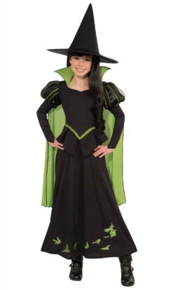 Costume De Méchante Sorcière Pour Enfant
