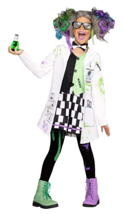 Costume De Scientifique Folle Pour Enfant