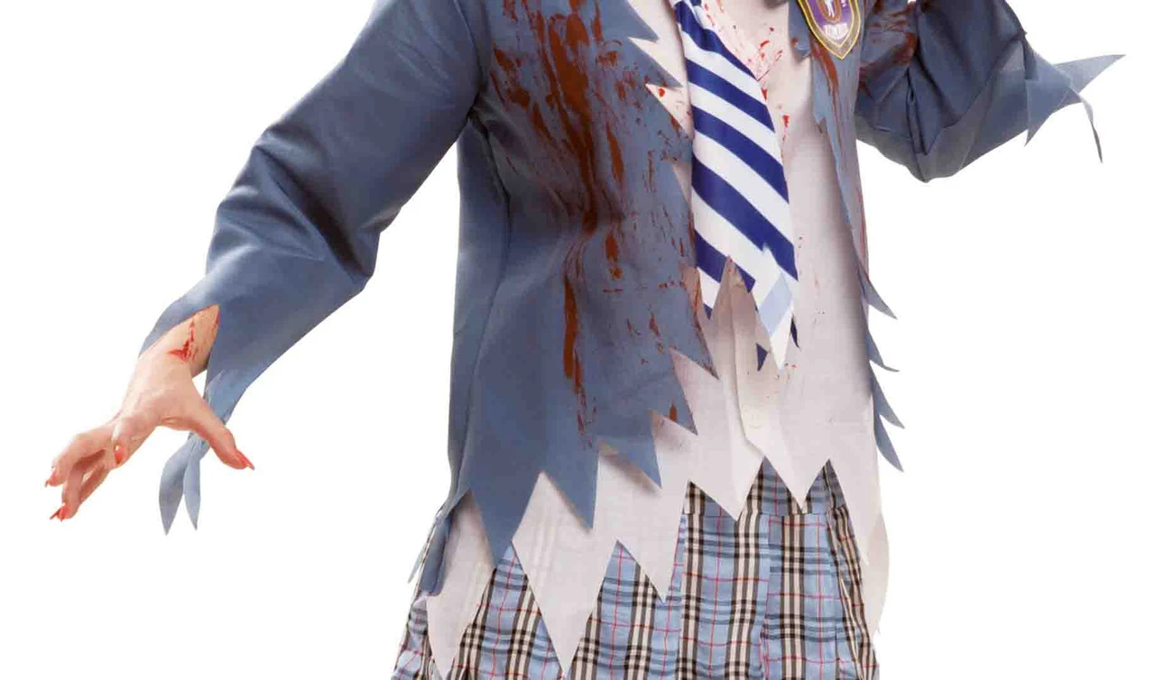 Costume D'Étudiante Zombie Pour Fille – Image 2