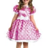 Costume Rose De Minnie Mouse