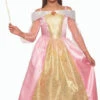 Costume Princesse Rose Motif Cachemire Pour Fille