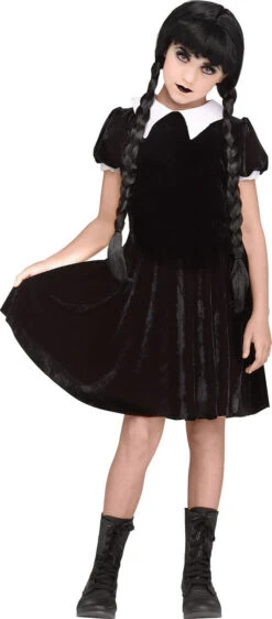 Costume De Wednesday Addams Pour Enfant