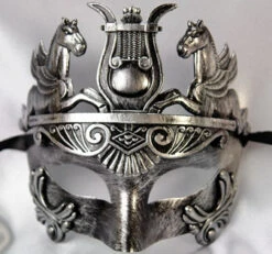 Masque Argenté Empereur Pegasus