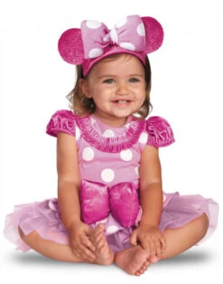 Costume Minnie Mouse Rose Bébé