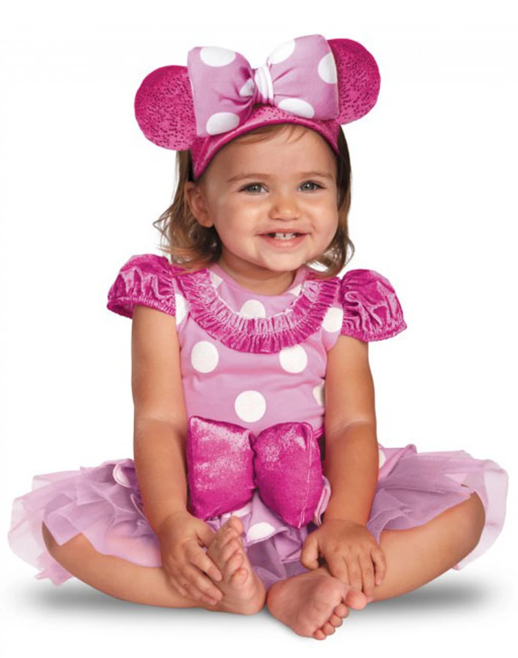 Costume Minnie Mouse Rose Bébé