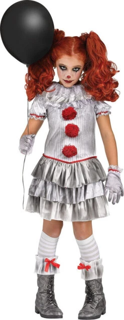 Costume De Clown De Carnamal Ça Pour Fille