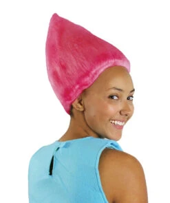 Perruque De Troll Rose Deluxe