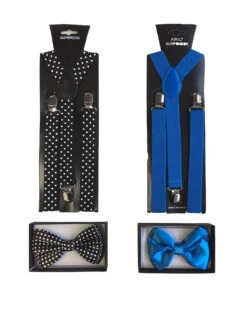 The Stylish Kit Bow Tie And Suspenders 2 Sets