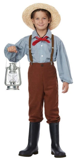 Costume De Garçon Pionnier Pour Enfant