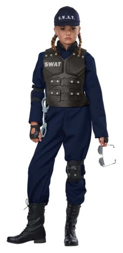 Costume De Policière SWAT Pour Enfant