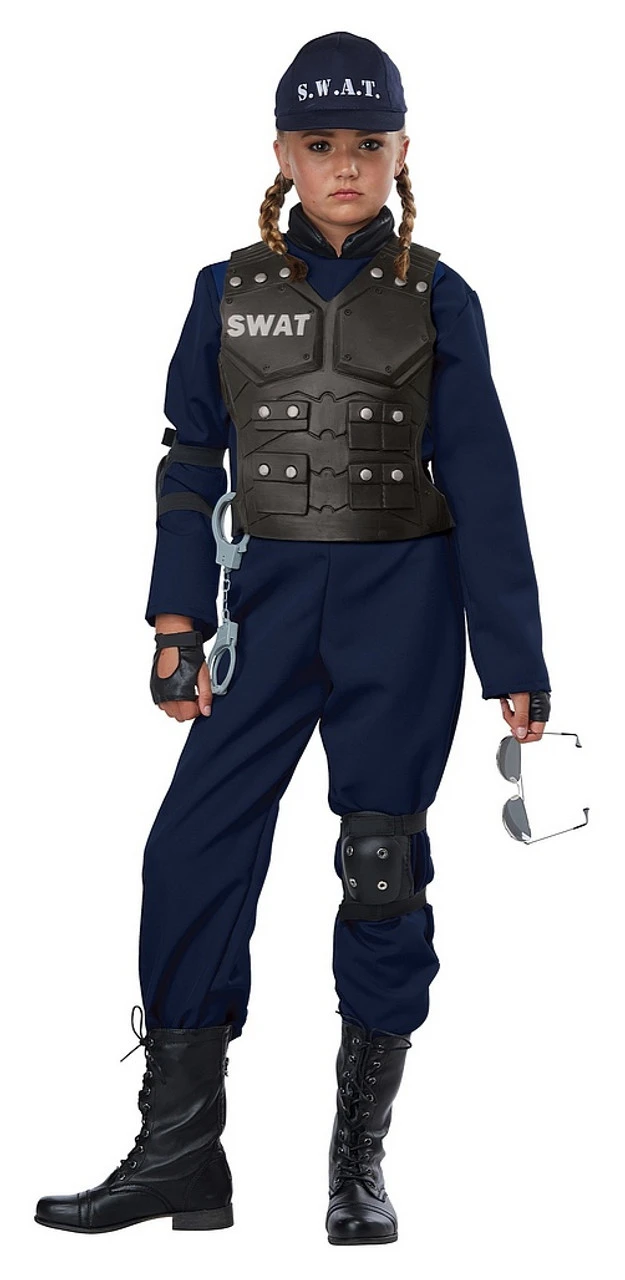 Costume De Policière SWAT Pour Enfant