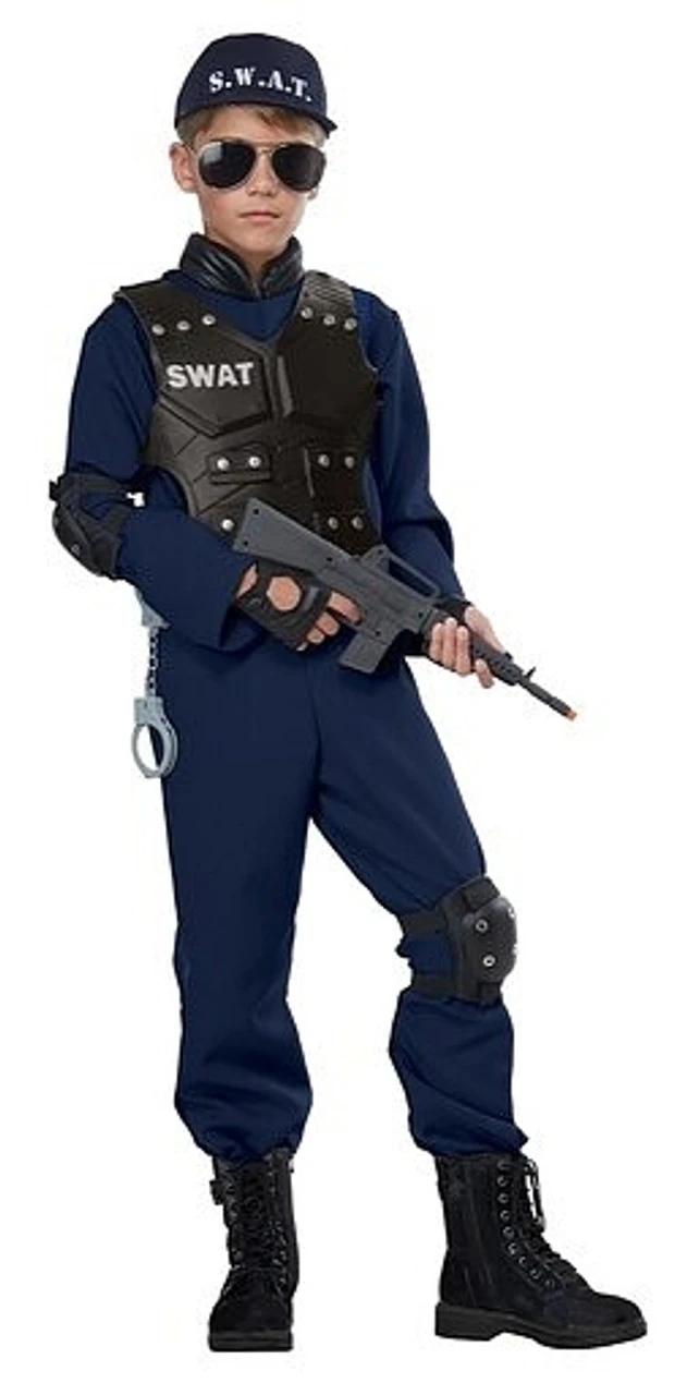Costume De Policière SWAT Pour Enfant – Image 2