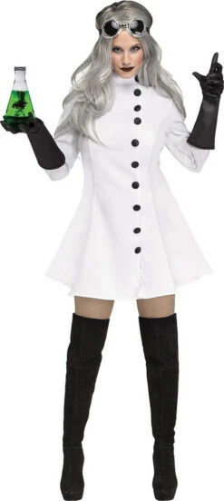 Costume De Scientifique Folle Pour Femme