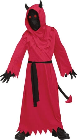 Costume De Diable Aux Yeux Clignotants