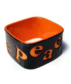 Bracelets Rigides Carrés Orange