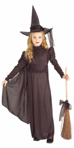 Costume De Sorcière Classique Pour Fille