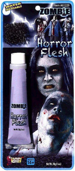 Maquillage D'horreur Gris Chair De Zombie