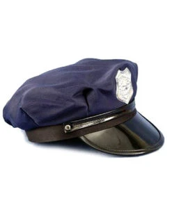 Casquette De Policier Bleue Pour Adulte
