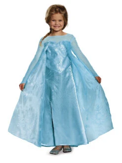 Costume D'Elsa Reine Des Neiges Enfant Ultra Prestige