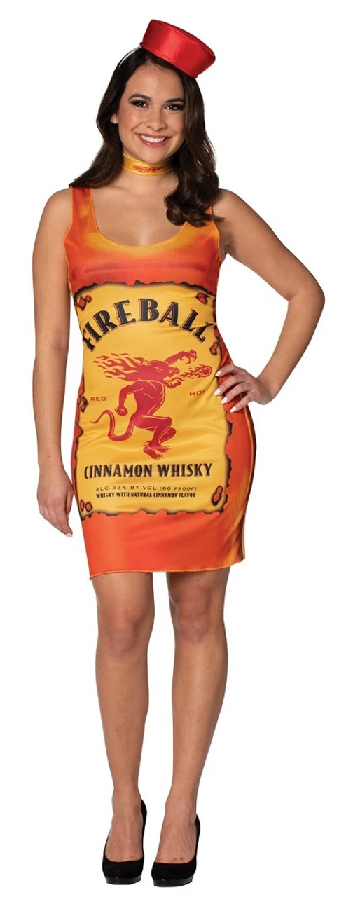 Costume Robe Fireball Pour Femmes