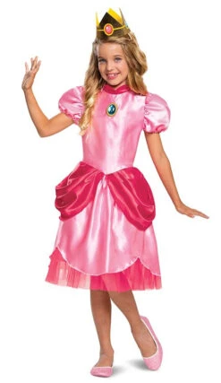 Costume Princesse Peach Classique Pour Filles