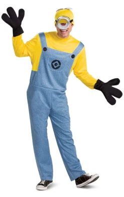 Costume Minion Stuart Deluxe Pour Hommes