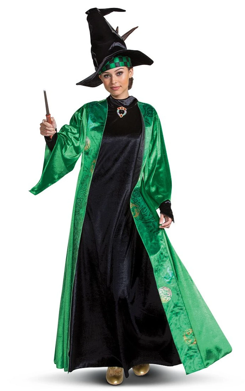 Costume Harry Potter Professeur Mcgonagall Deluxe Pour Femme