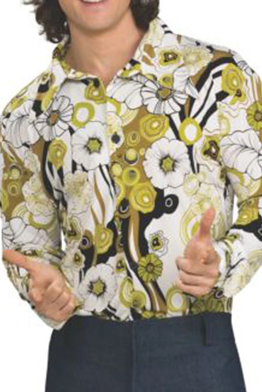 Chemise Groovy Verte Pour Hommes – Image 2