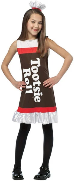 Costume Robe Tootsie Roll Pour Filles