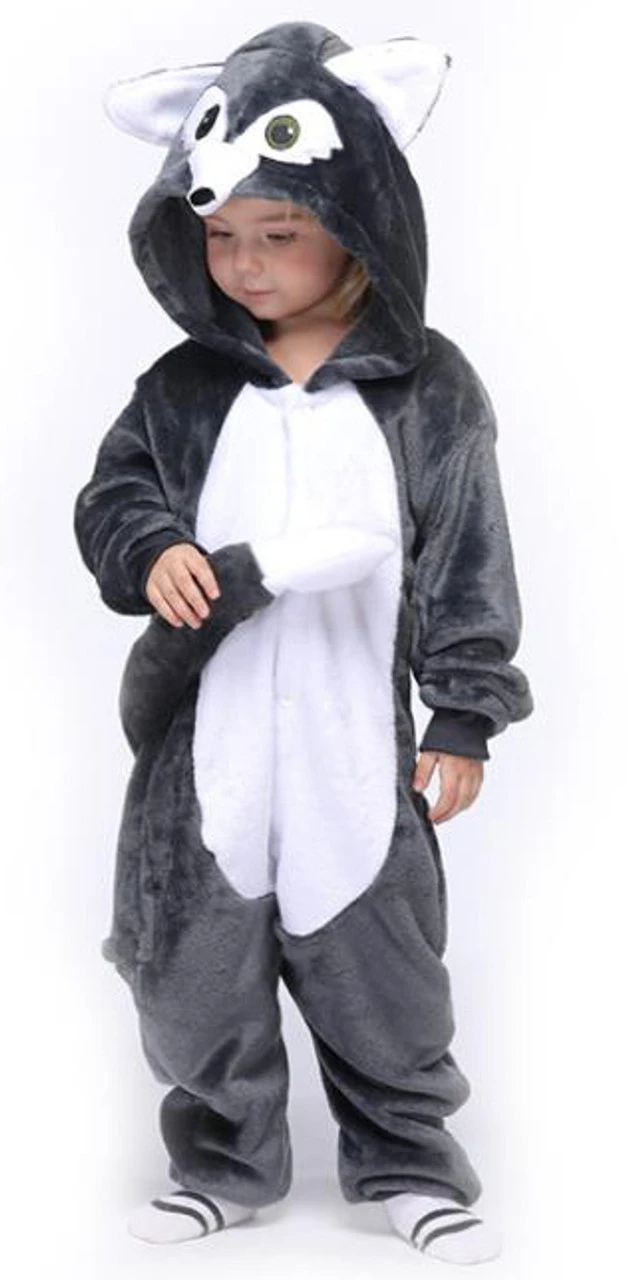Costume Onesie Loup De Minuit Pour Enfants