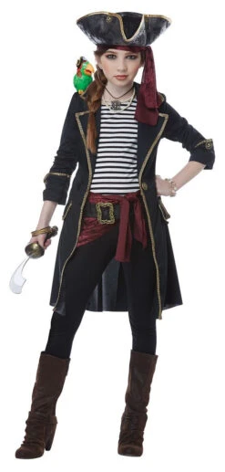 Costume De Capitaine Des Hautes Mers Pour Filles