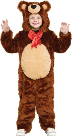 Costume D'Ours En Peluche Pour Bambins