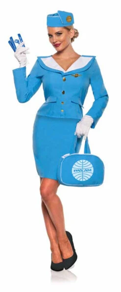 Couple De Pilotes Et Hôtesses