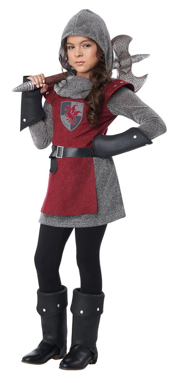 Costume De Chevalière Courageuse Pour Filles