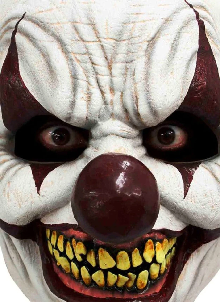 Masque De Clown Effrayant Complet En Latex – Image 2