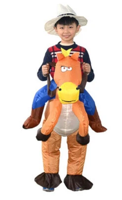 Costume Gonflable Cheval Ă Enfourcher Pour Enfants