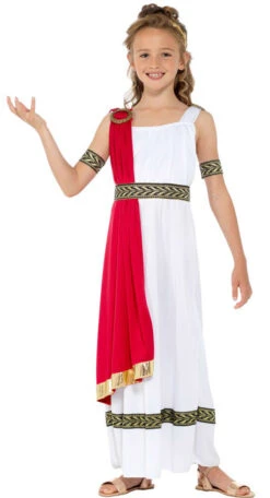 Costume D'Impératrice Romaine Pour Fille