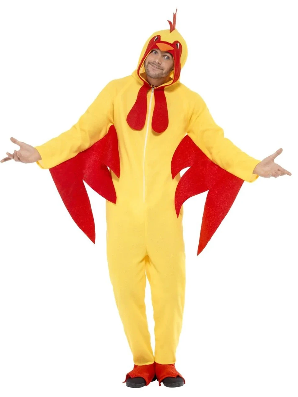 Costume Adulte De Poulet Rigolo
