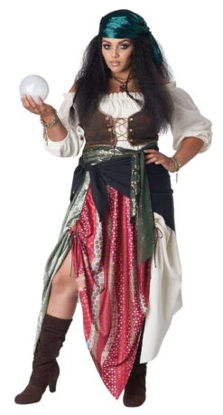 Costume Renaissance Pirate Gitane Pour Femmes Plus