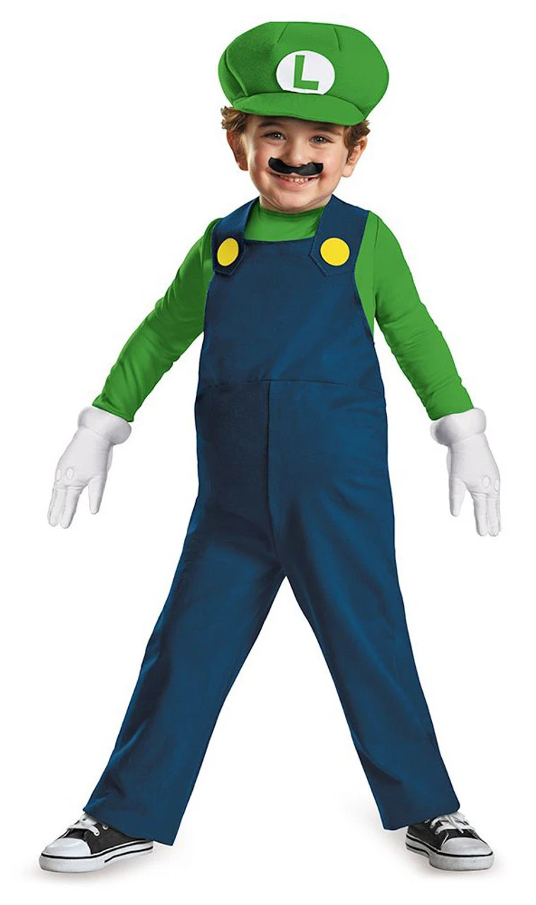 Costume Super Mario Luigi Pour Tout-Petit