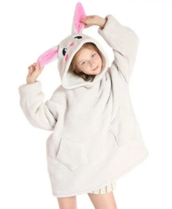 Tunique Lapin En Fourrure Pour Enfants
