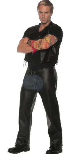 Costume De Motard De L'Autoroute En Cuir