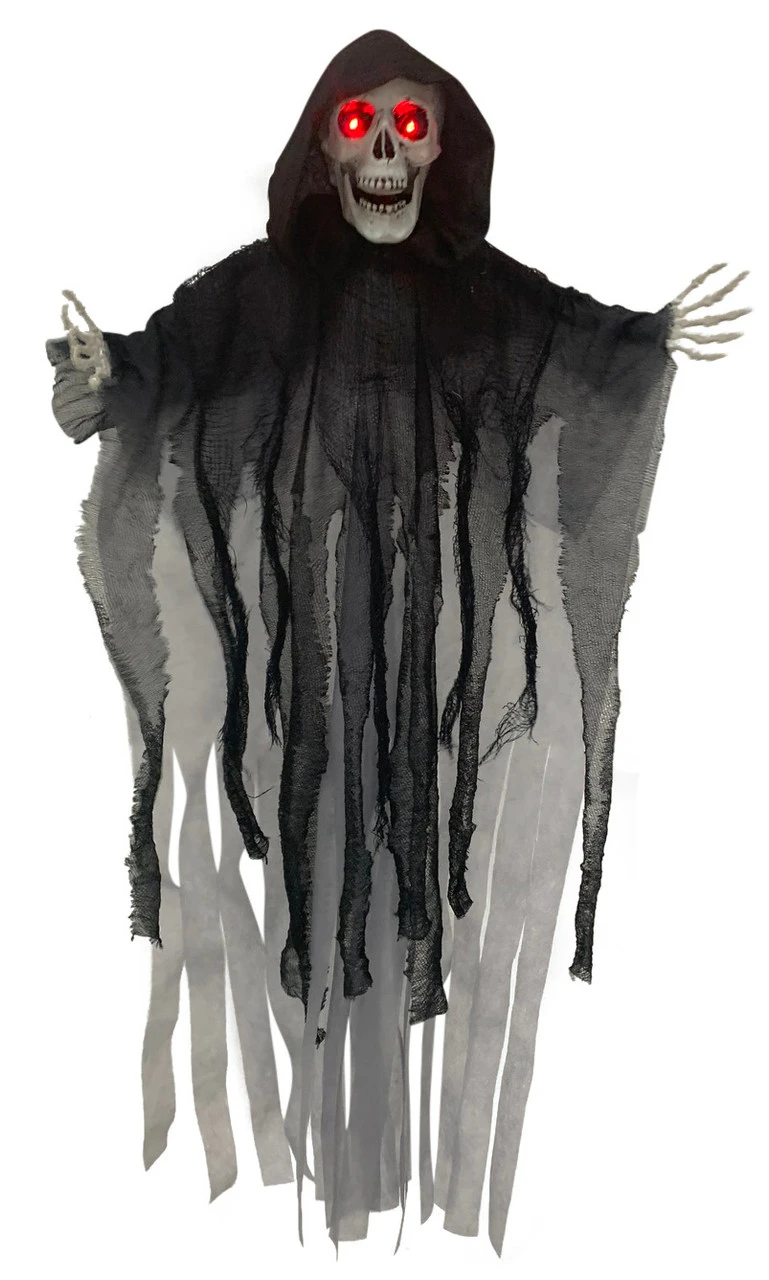 Faucheuse Vibrante Avec Yeux Rouges Lumineux