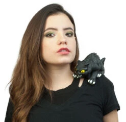 Copain D'épaule De Chat Noir