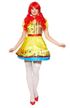 Costume De Clown Mignon Pour Femmes