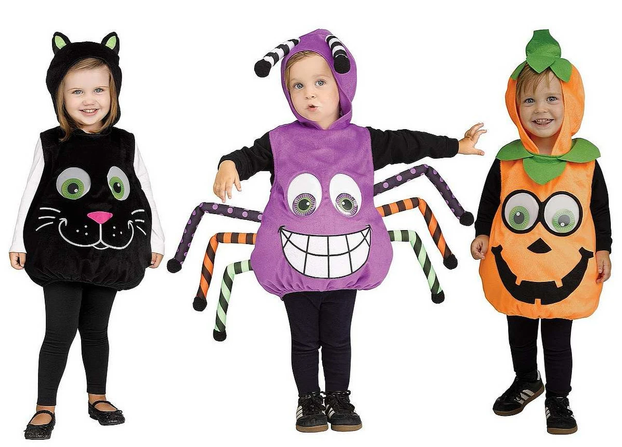 Tunique De Citrouille Orange Aux Grands Yeux – Image 3