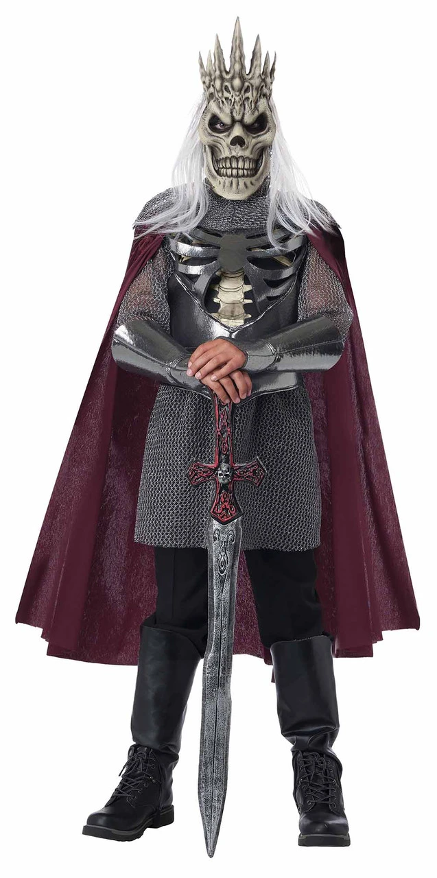 Costume De Guerrier Du Roi Squelette Pour Enfants