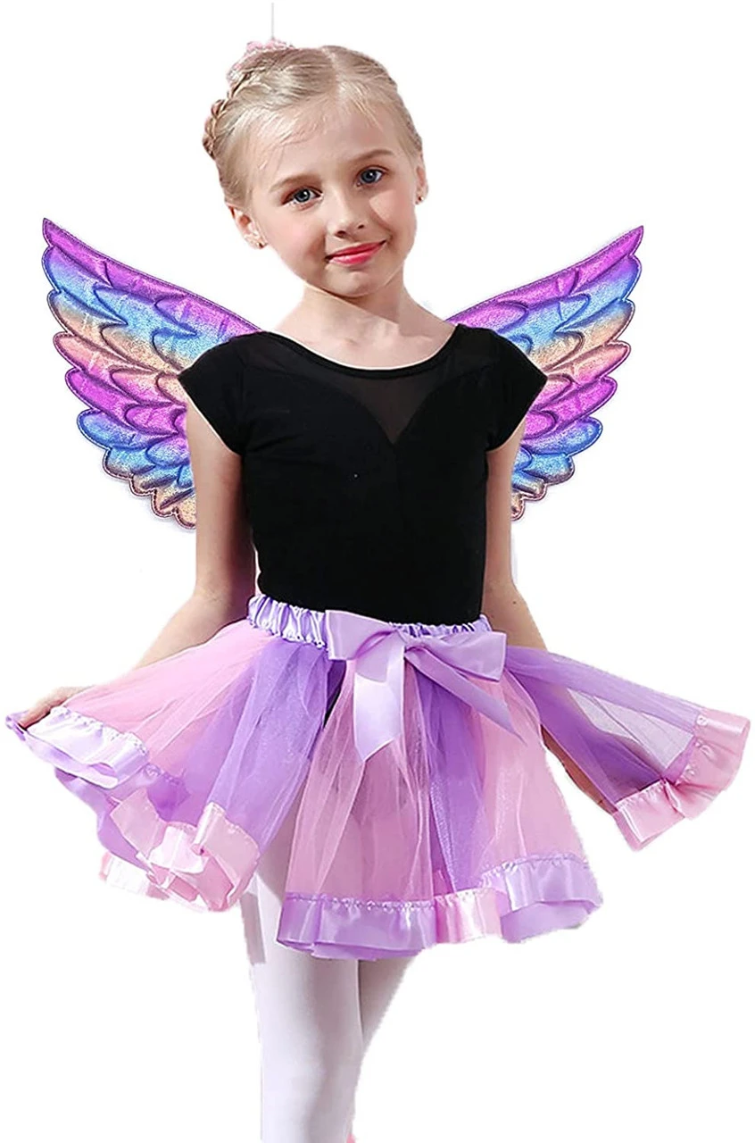 Kit Papillon Jupe Et Ailes Mauves Pour Filles – Image 2